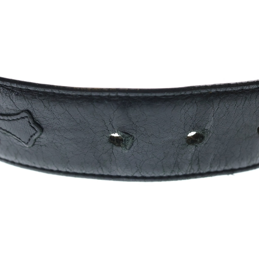 CHROME HEARTS(クロムハーツ) 1.5 STRAP CEMETERY 1.5inchセメタリークロスパッチ セメタリークロスパッチレザーベルト ブラック