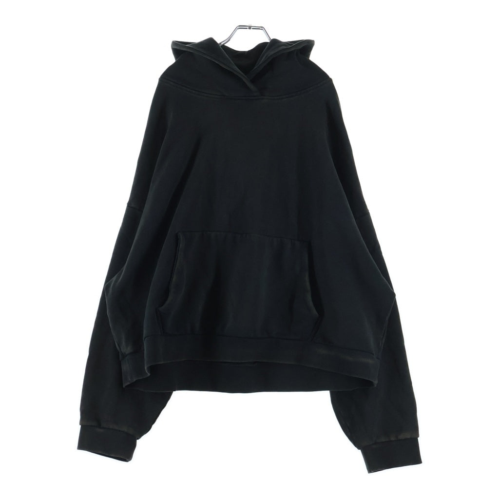 entire studios(エンタイア スタジオ) Pullover Hoodie プルオーバーパーカー フーディー フェード加工 ブラック ES2125 P0083