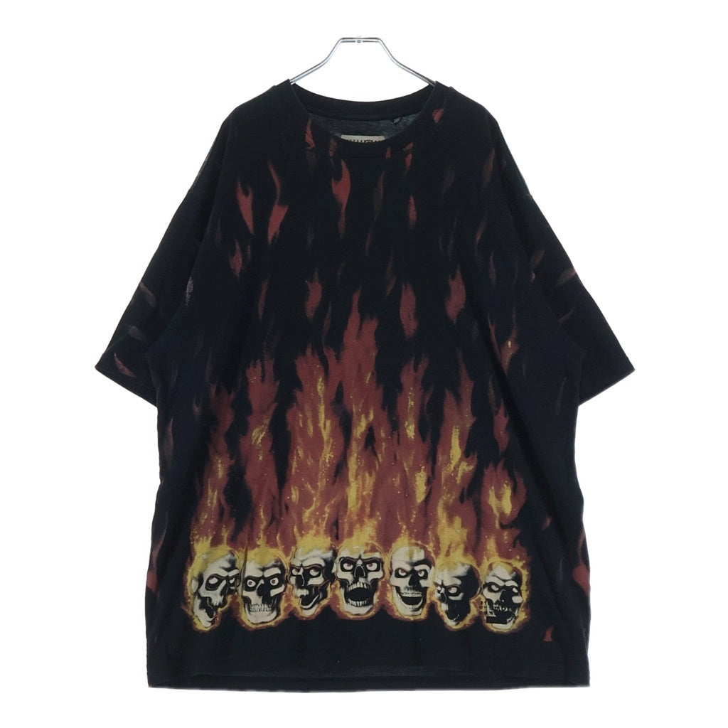 MM6 Maison Margiela(エムエムシックスメゾンマルジェラ) ×SUPREME Liquid Blue Oversized Tee シュプリーム リキッドブルーオーバーサイズ 半袖Tシャツ カットソー ブラック