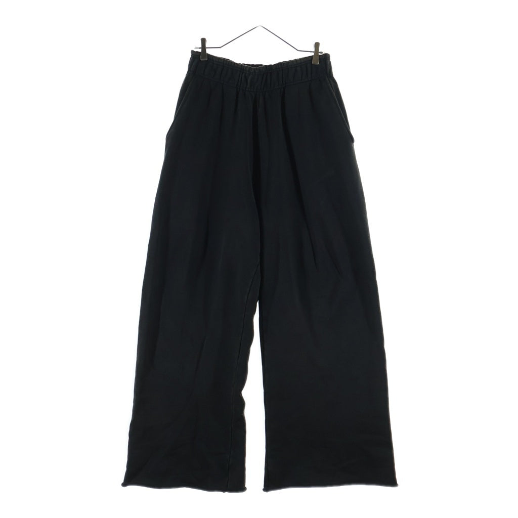 entire studios(エンタイア スタジオ) FULL SWEATPANT フルスウェットパンツ ウォッシュド ブラック ES2489 PO0209