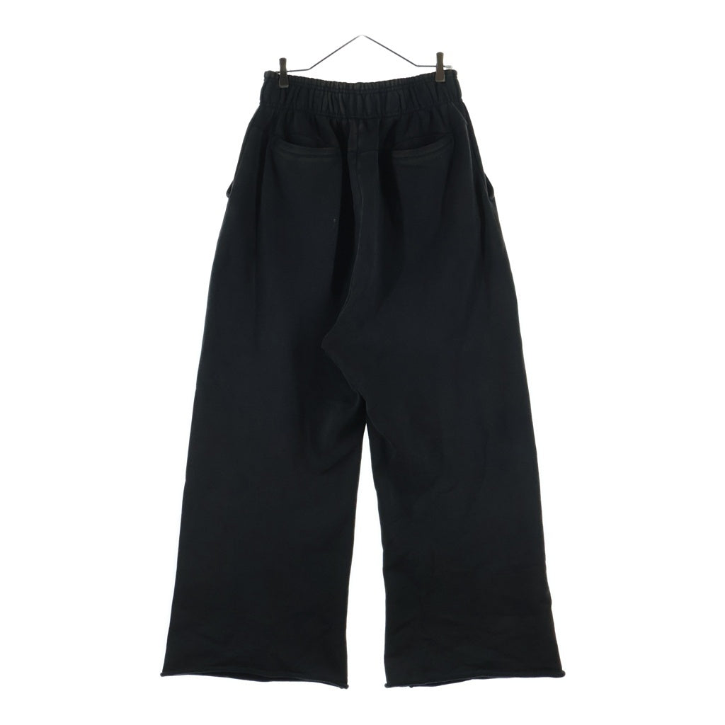 entire studios(エンタイア スタジオ) FULL SWEATPANT フルスウェットパンツ ウォッシュド ブラック ES2489 PO0209