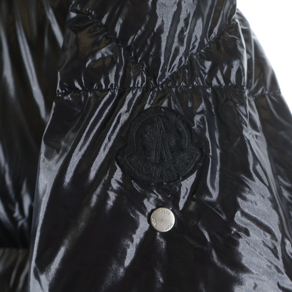 MONCLER(モンクレール) × 1017 ALYX 9SM MAHOGANY SHORT DOWN JACKET アリクス マホガニー ダウンジャケット ブラック G209Y1A00004