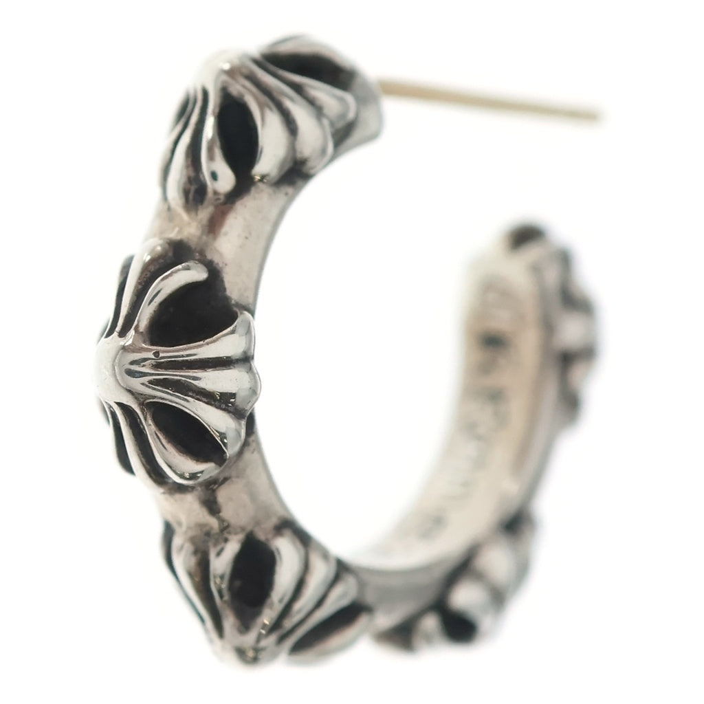 CHROME HEARTS(クロムハーツ) HOOP CROSS クロスバンド フープピアス シルバー BCA100