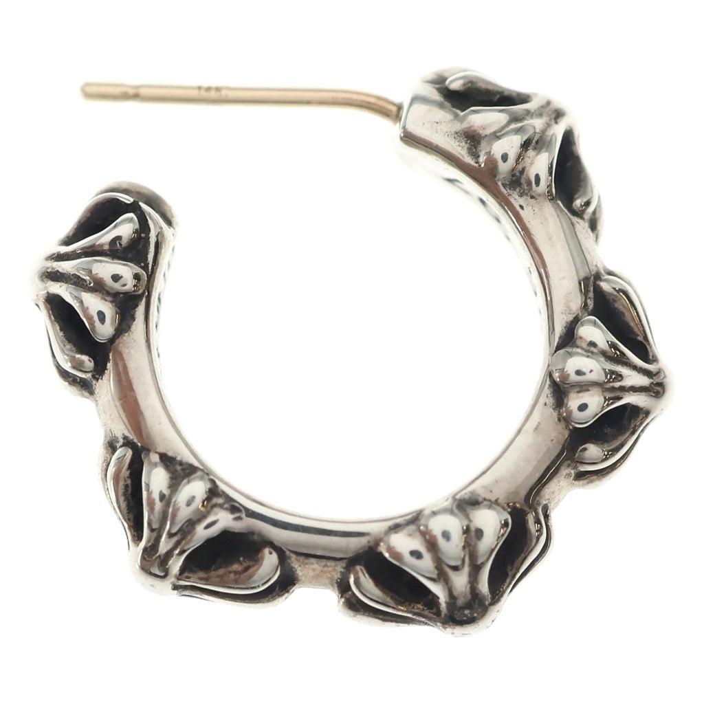 CHROME HEARTS(クロムハーツ) HOOP CROSS クロスバンド フープピアス シルバー BCA100