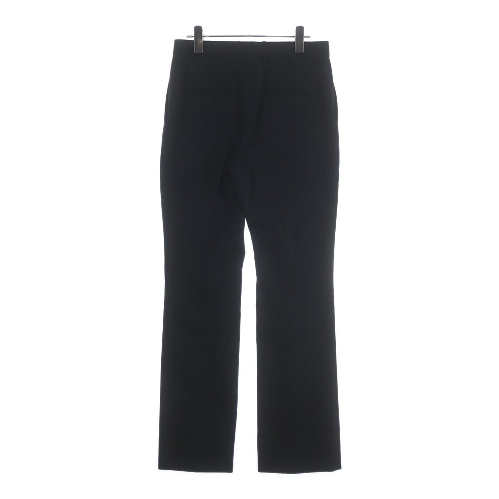 CELINE(セリーヌ) FLARED CROPPED PANT クロップド ストライプ柄 フレアスラックスパンツ ブラック 2P401138Q