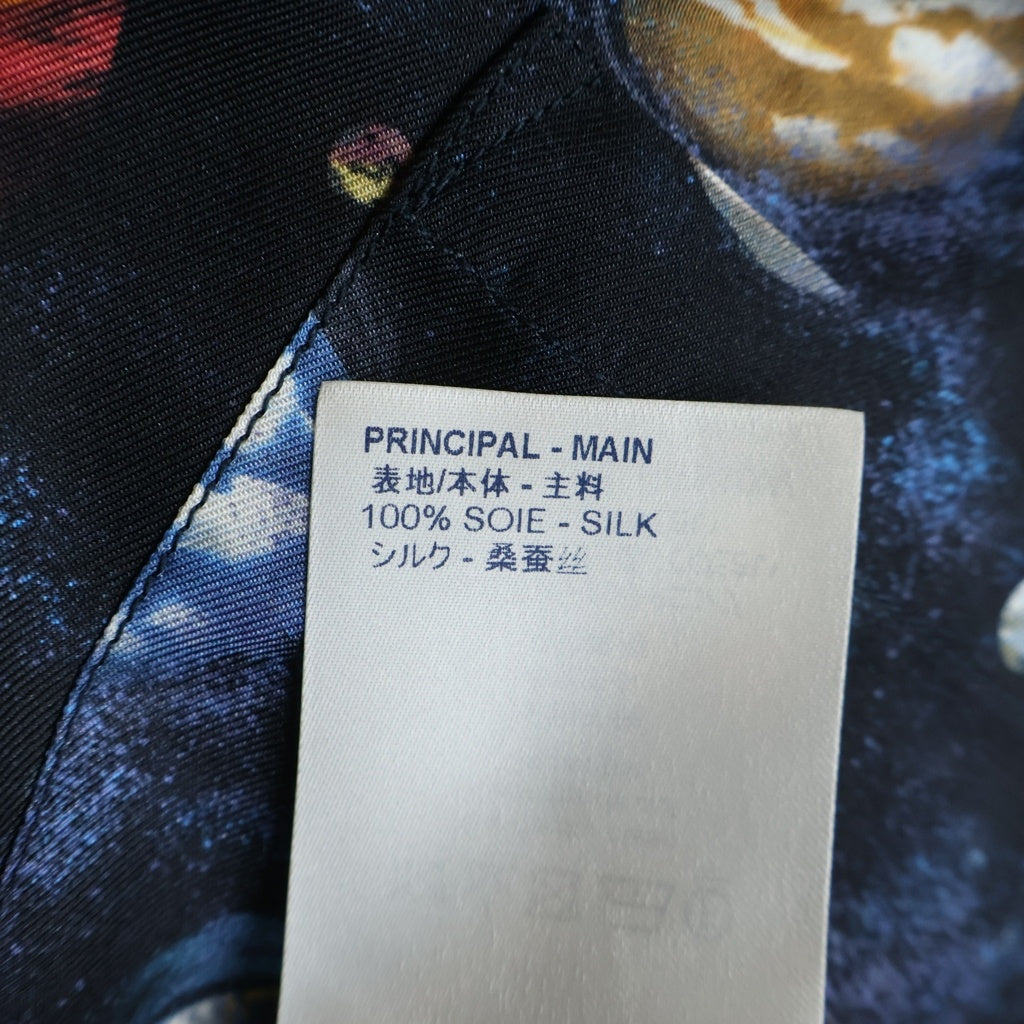LOUIS VUITTON ルイヴィトン 19SS ランウェイ シャツ XS LOUIS VUITTON(ルイヴィトン) 19SS ロゴ ギャラクシー シルク オープン