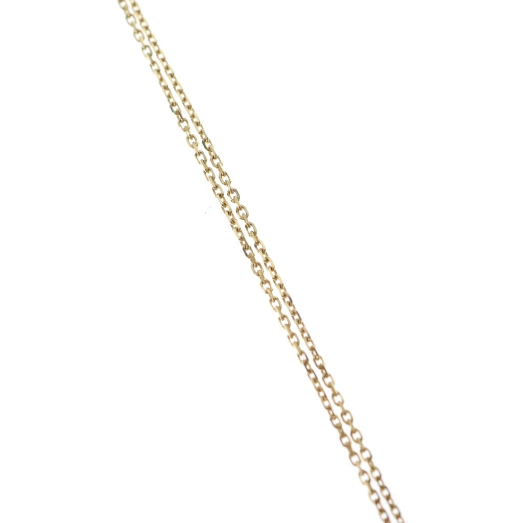 Van Cleef & Arpels(ヴァンクリーフアンドアーペル) スウィートアルハンブラ マザーオブパール ネックレス ペンダント チェーン ゴールド×ホワイト Au750YG VCARF69100 レディース