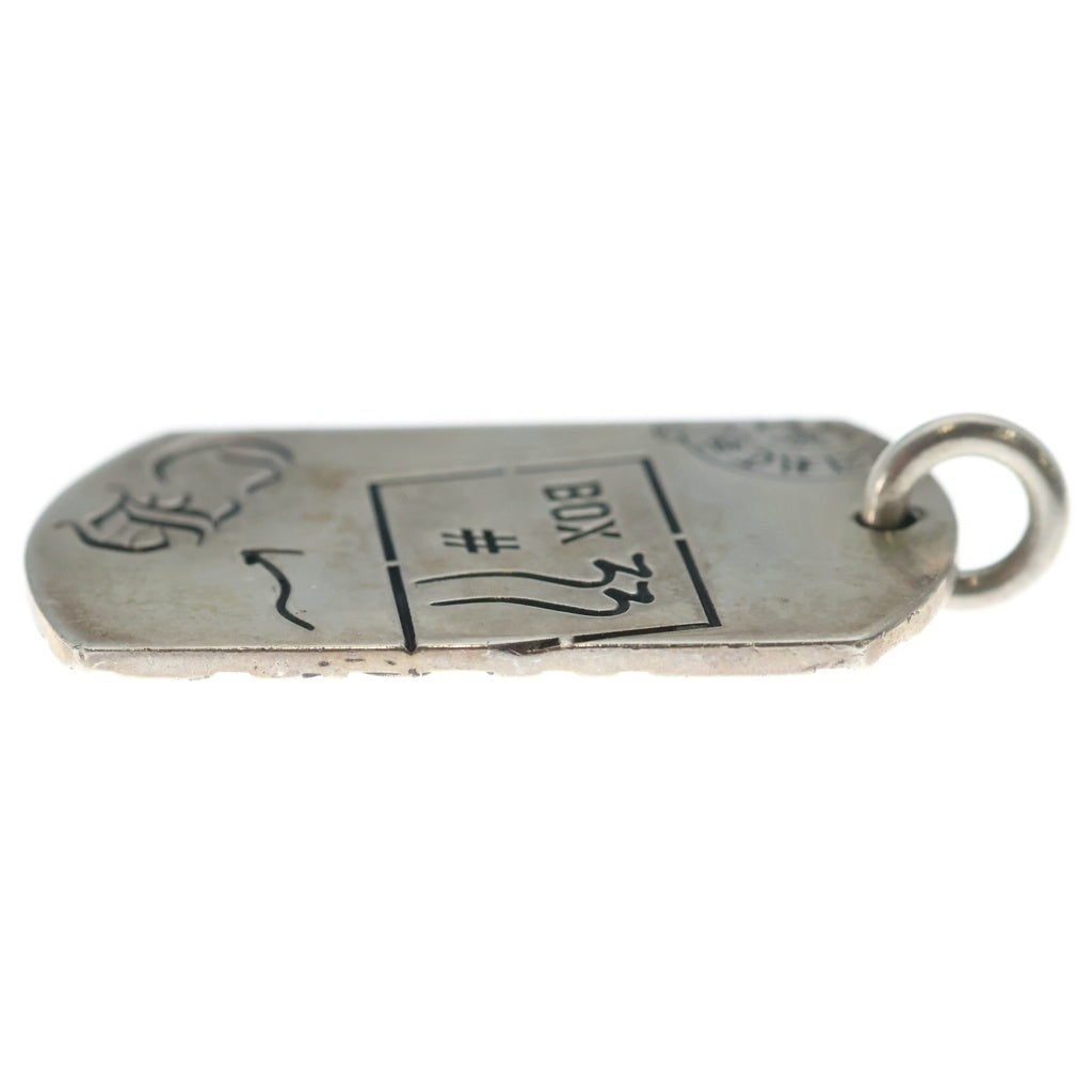 CHROME HEARTS(クロムハーツ) DOG TAG AOYAMA 20TH CH 青山20周年記念ドッグタグネックレストップ シルバー