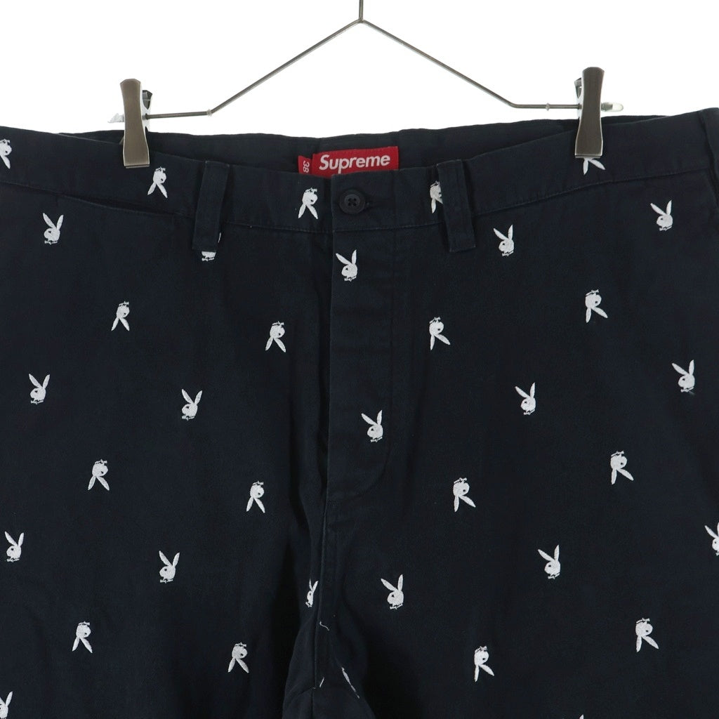 SUPREME(シュプリーム) 26SS ×Play Boy Chino Pants プレイボーイ チノパンツ ネイビー