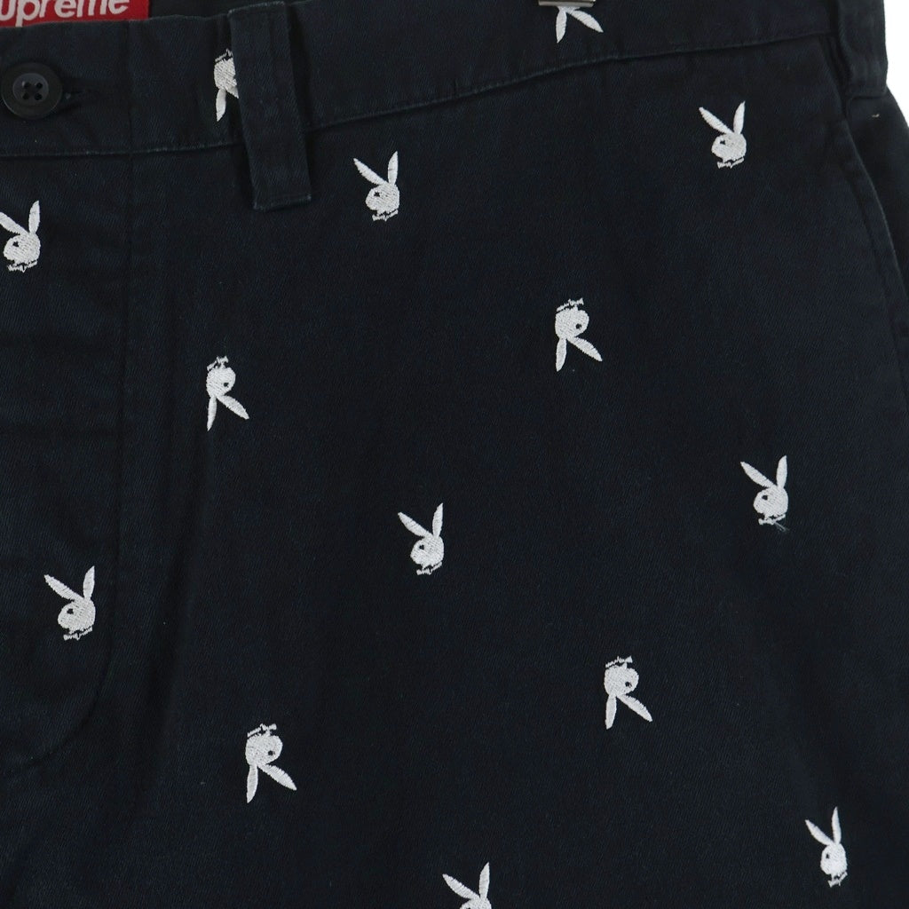 SUPREME(シュプリーム) 26SS ×Play Boy Chino Pants プレイボーイ チノパンツ ネイビー