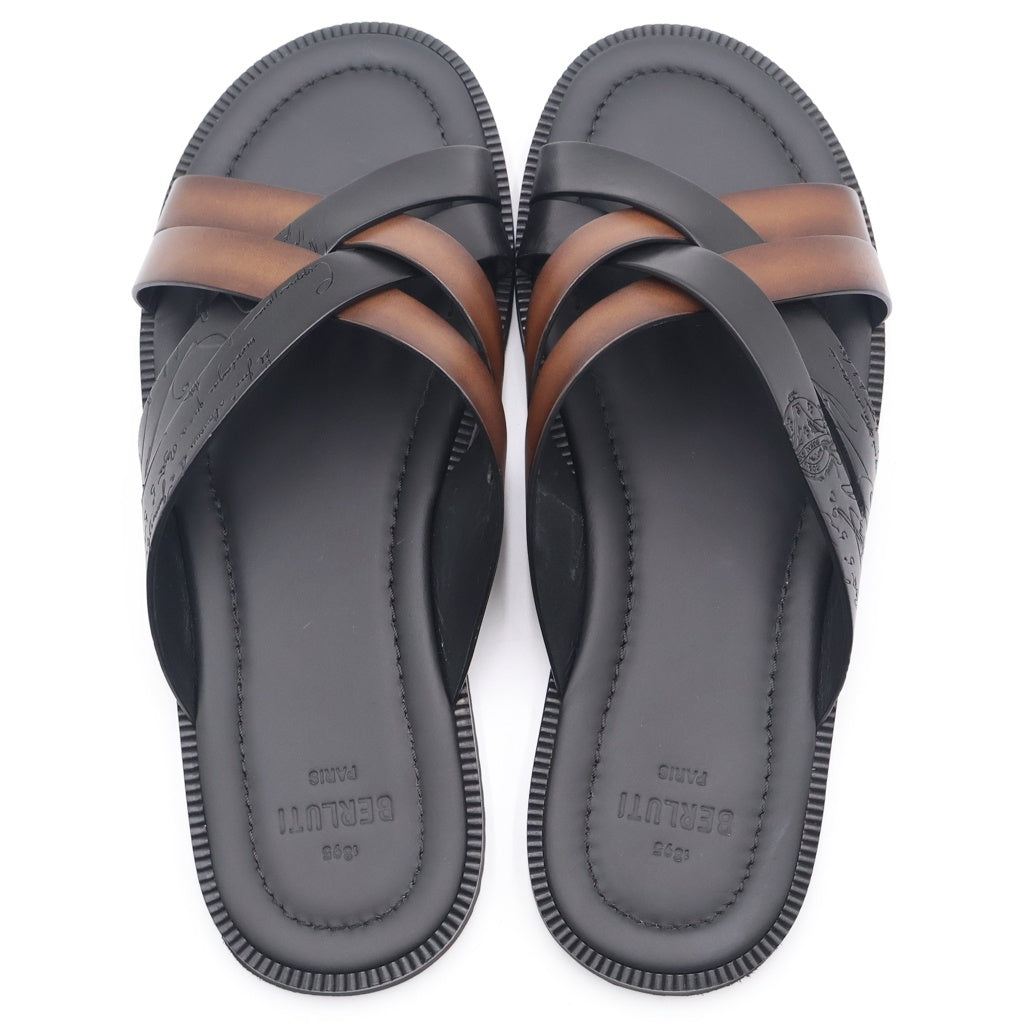 Berluti(ベルルッティ) シフノス スクリット カリグラフィ グラディエーター サンダル