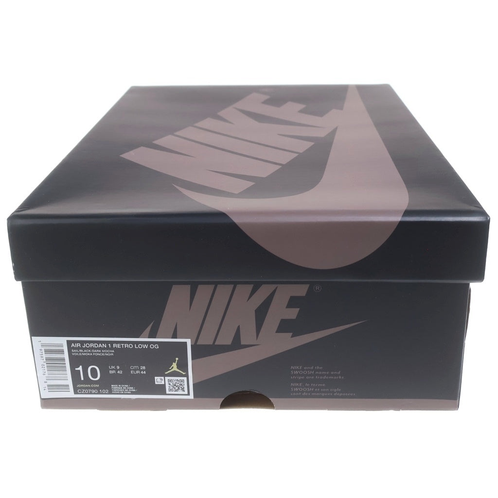 NIKE(ナイキ) AIR JORDAN 1 RETRO LOW OG MOCHA エアジョーダン1モカ ローカットスニーカー ブラウン US10/28cm CZ0790-102