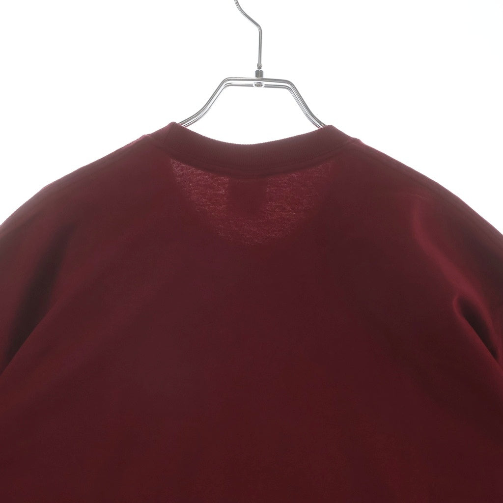 SUPREME(シュプリーム) 24SS Paris Tee パリス ロゴデザイン クルーネック カットソー 半袖Tシャツ レッド