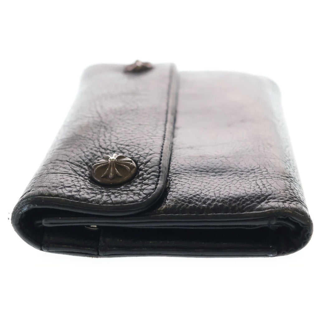 CHROME HEARTS(クロムハーツ) WAVE ウェーブ レザーウォレット 財布 ブラック