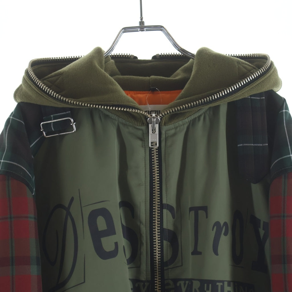 KIDILL(キディル) 24AW BONDAGE MA-1 JACKET ボンデージエムエーワンジャケット ミリタリージャケット ブルゾン カーキ KL860