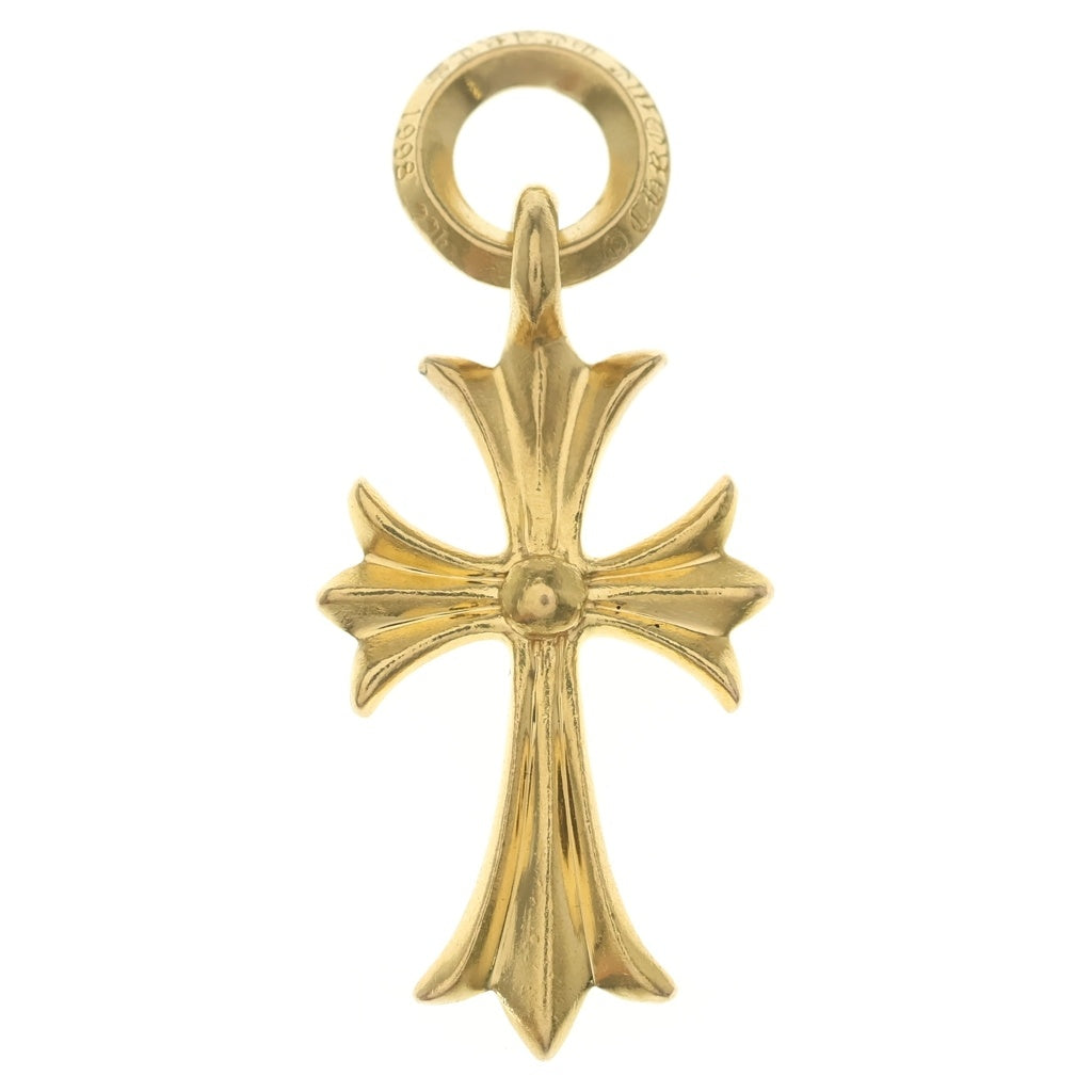 CHROME HEARTS(クロムハーツ) 22K TINY CH CROSS タイニーCHクロス ペンダントトップ ゴールド BCA051