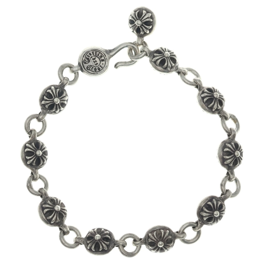 CHROME HEARTS(クロムハーツ) NO2 BALL #2クロスボールブレスレット シルバー BCA176