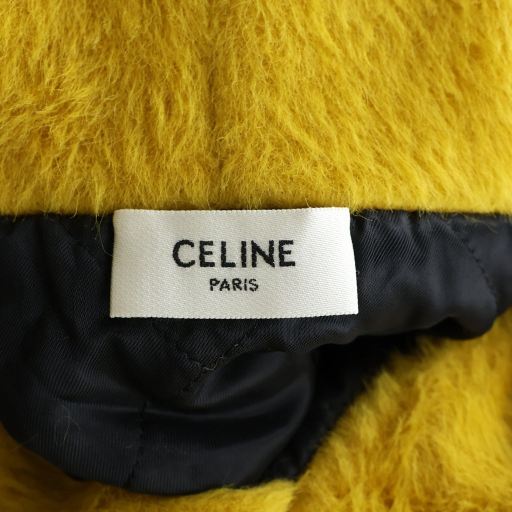 CELINE(セリーヌ) 22AW ファジーウール ロゴデザイン ルーズフィット