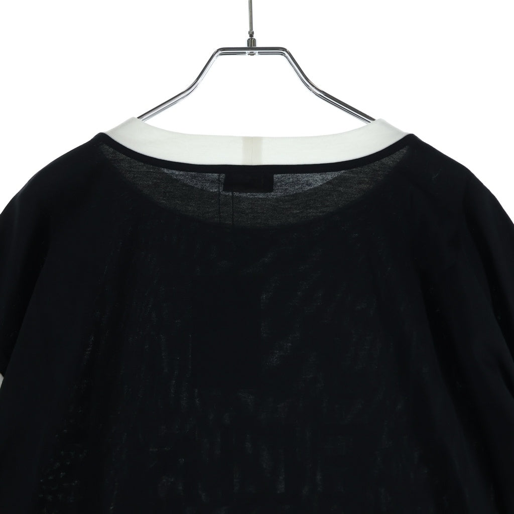 CELINE(セリーヌ) 22AW FRINGE OVERSIZED LOGO PRINT T-SHIRT フリンジ
