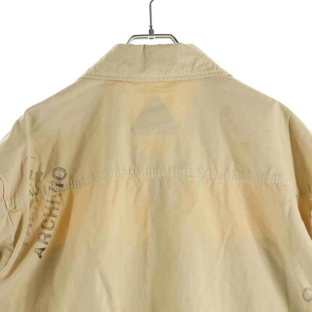 Palace Skateboards(パレススケートボーズ) 23AW ×C.P. COMPANY Washed Cotton Shirt Jacket シーピーカンパニー ウォッシュド コットン 長袖シャツ ベージュ 14SMOS003A