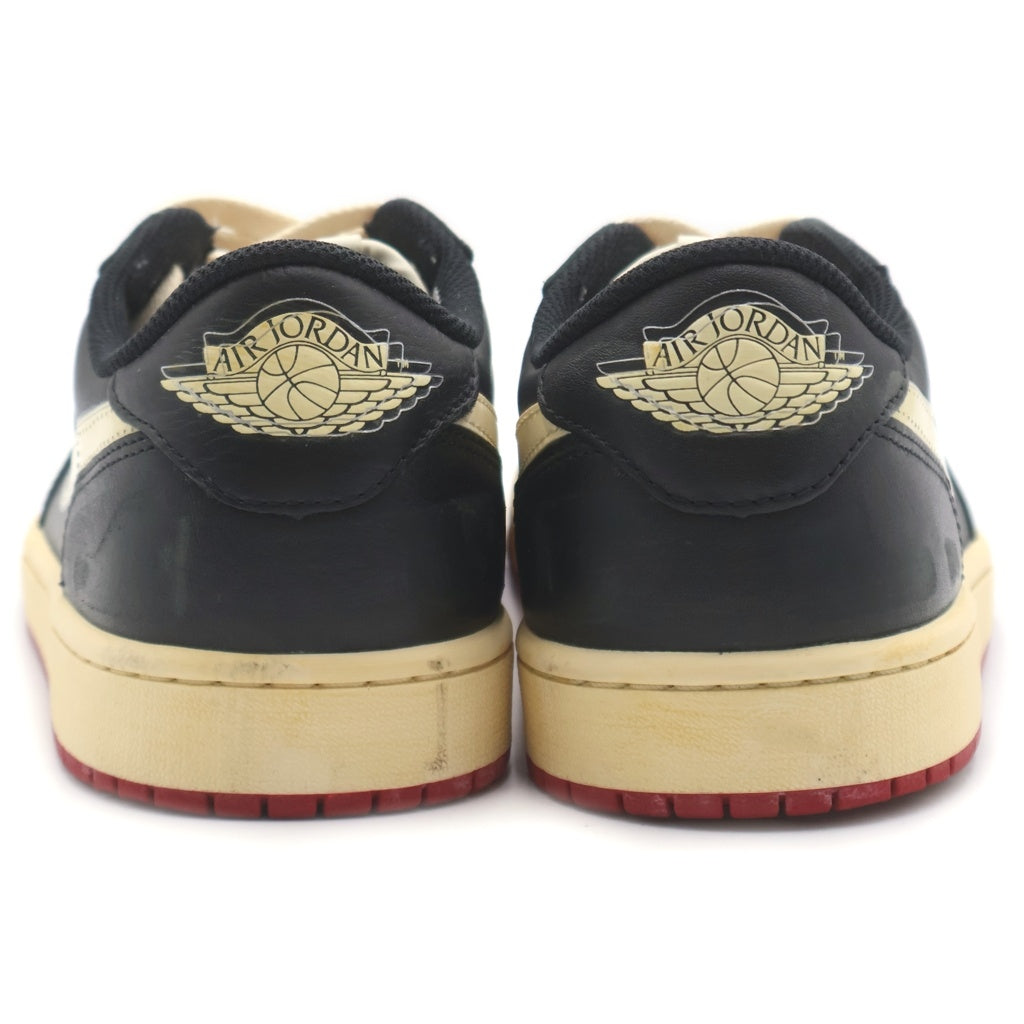 NIKE(ナイキ) ×Nigel Sylvester AIR JORDAN 1 RETRO LOW OG IB8958-001 ナイジェルシルベスター エアジョーダン1 ローカットスニーカー ブラック US11/29.0cm