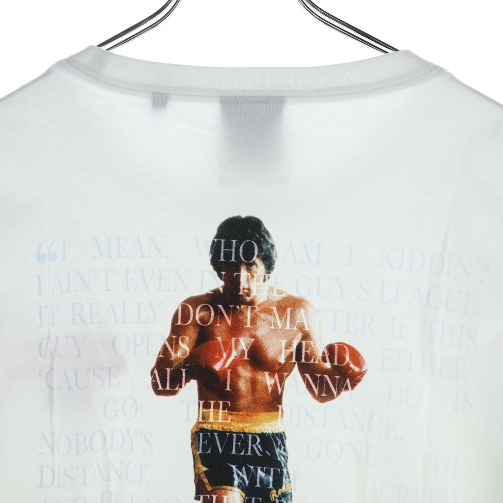 KITH(キス) ×ROCKY ロッキー ラバープリントデザイン クルーネック カットソー 長袖Tシャツ ホワイト KH030158