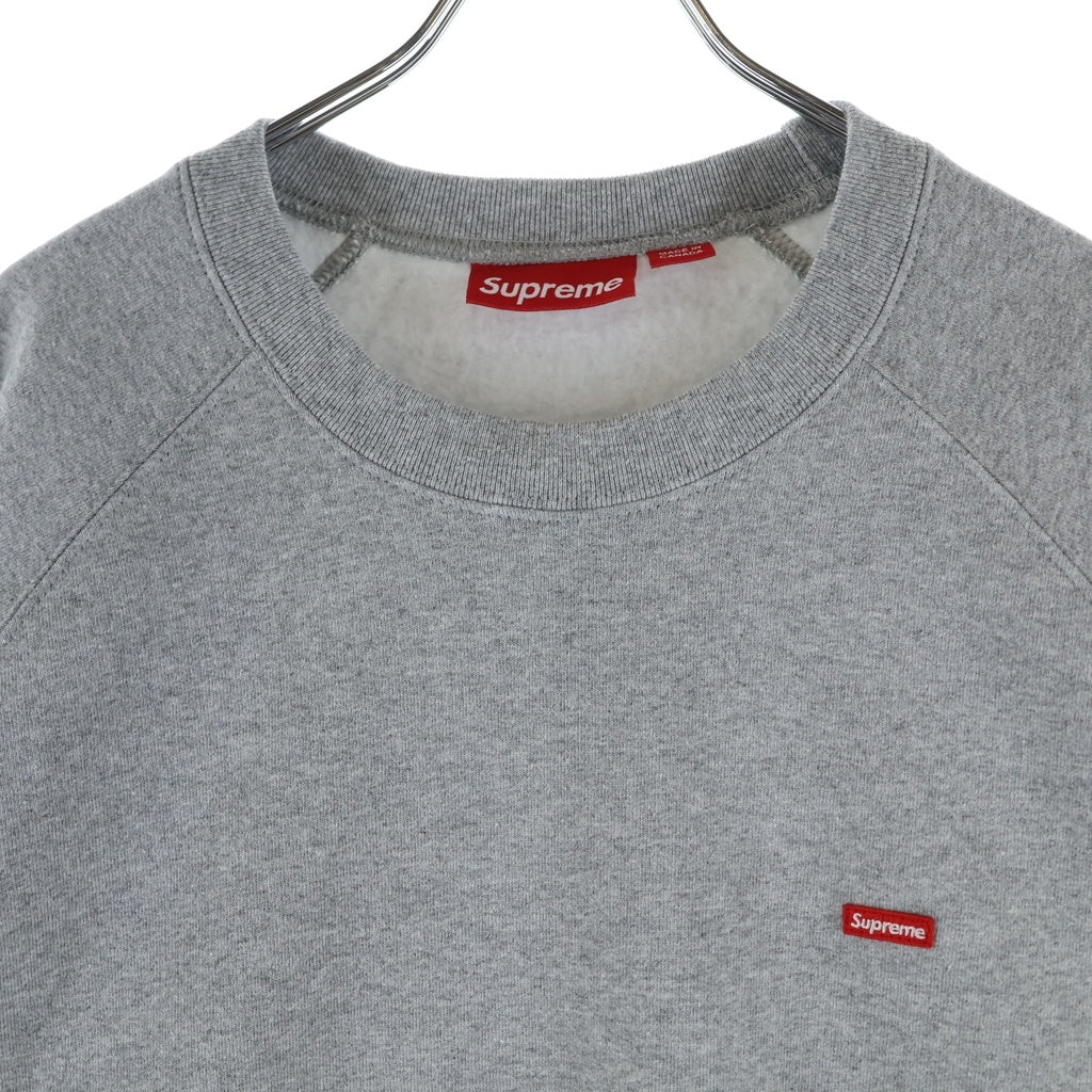 SUPREME(シュプリーム) 24SS Small Box Raglan スモールボックスロゴ ラグランスリーブ スウェット トレーナー グレー
