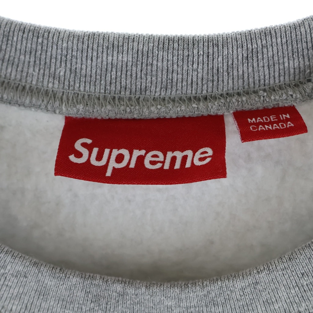 SUPREME(シュプリーム) 24SS Small Box Raglan スモールボックスロゴ ラグランスリーブ スウェット トレーナー グレー