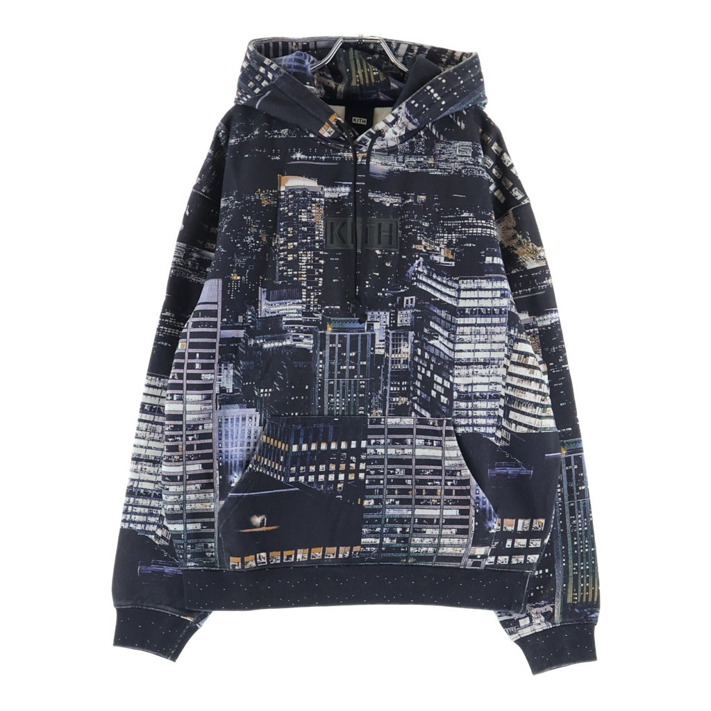 KITH(キス) GOTHAM HOODIE ゴッサム ロゴデザイン フーデッド スウェット パーカー マルチ