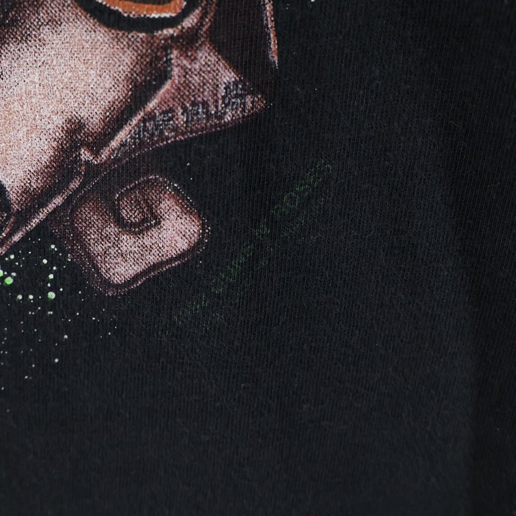 VINTAGE(ヴィンテージ) Guns N' Roses BAD APPELES ガンズアンドローゼス バッドアップル 両面プリント半袖Tシャツ カットソー ブラック