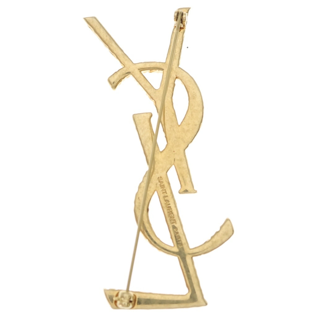 SAINT LAURENT PARIS(サンローランパリ) カサンドラ ブローチ ゴールド 840195
