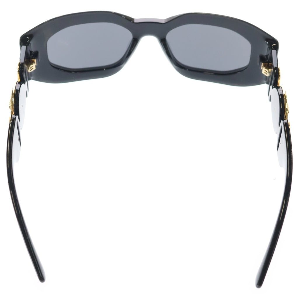 VERSACE(ヴェルサーチ) サイドロゴデザイン オーバル サングラス 眼鏡 ブラック 4425U