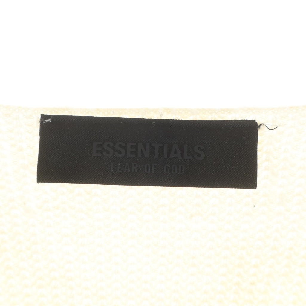 FEAR OF GOD ESSENTIALS(フィアオブゴッド エッセンシャルズ) ヘンリーネック ワッフル 長袖Tシャツ カットソー アイボリー