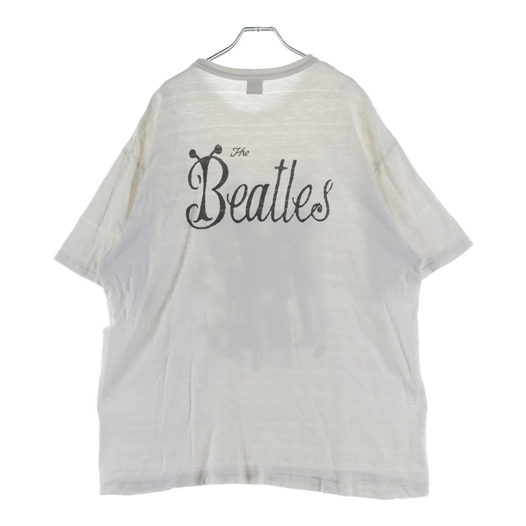 HUMAN MADE(ヒューマンメイド) ×THE BEATLES ビートルズ フォトデザイン クルーネック カットソー 半袖Tシャツ ホワイト
