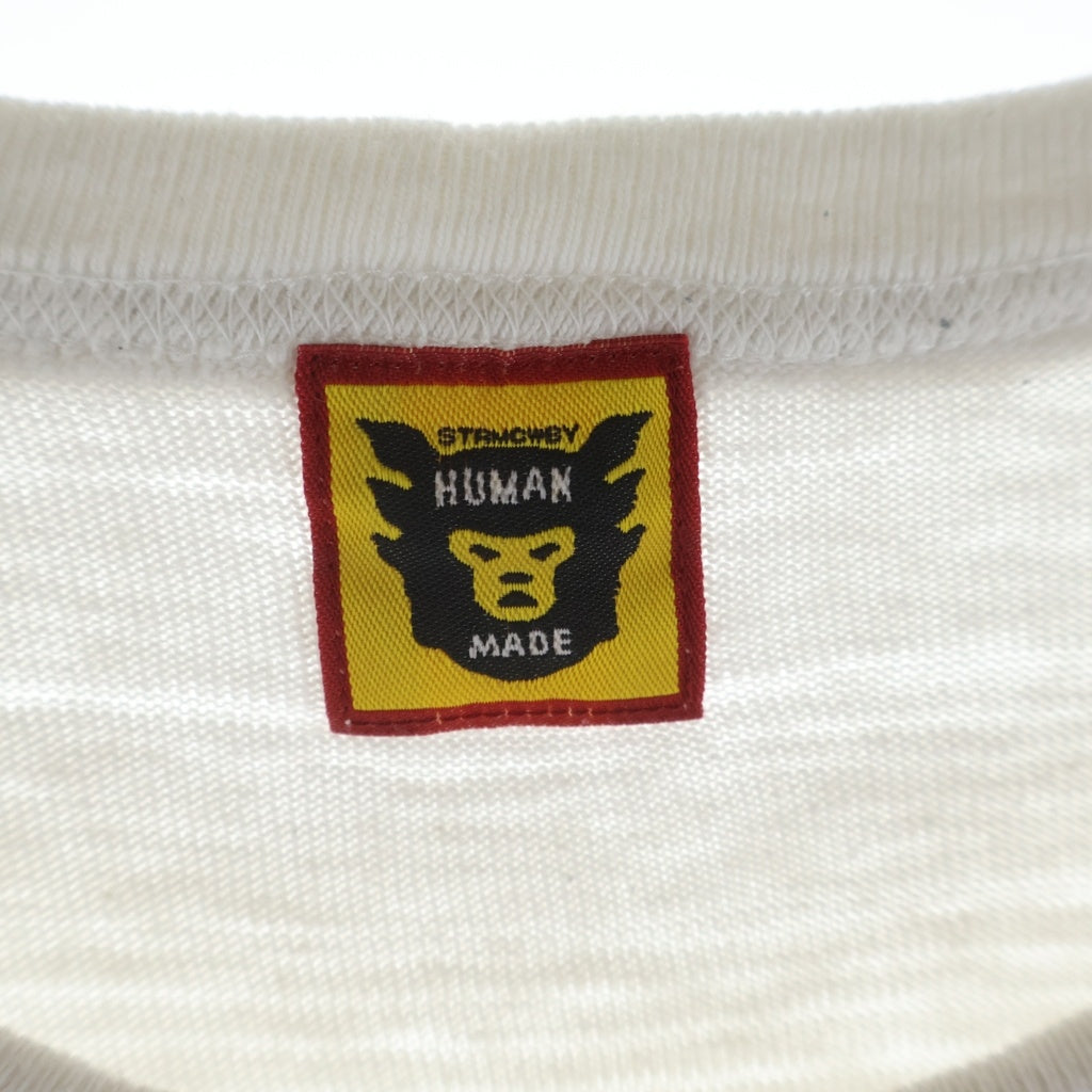 HUMAN MADE(ヒューマンメイド) ×THE BEATLES ビートルズ フォトデザイン クルーネック カットソー 半袖Tシャツ ホワイト