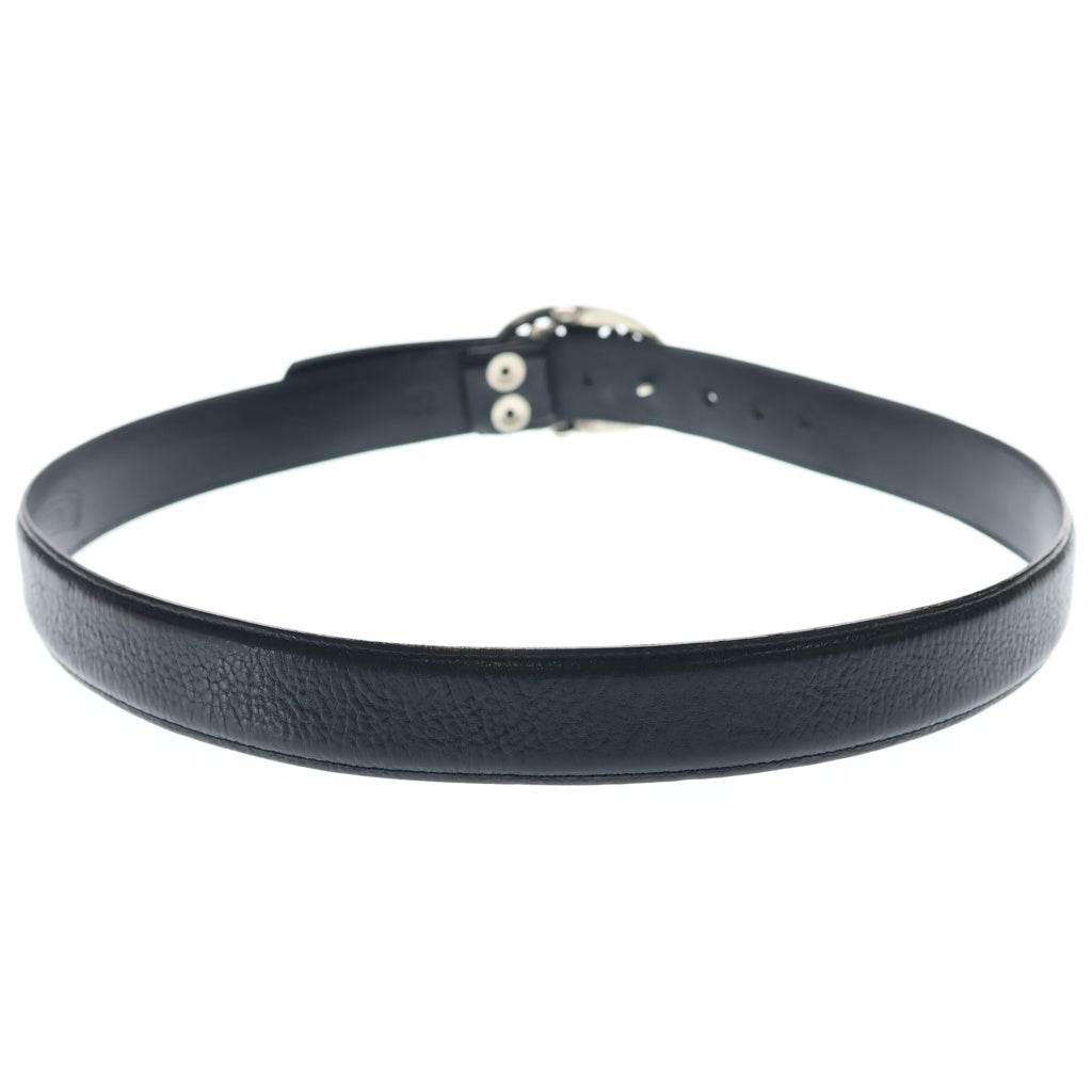 CHROME HEARTS(クロムハーツ) OVAL CROSS STRAP1.5クラシックオーバルクロスバックル レザーベルト シルバー