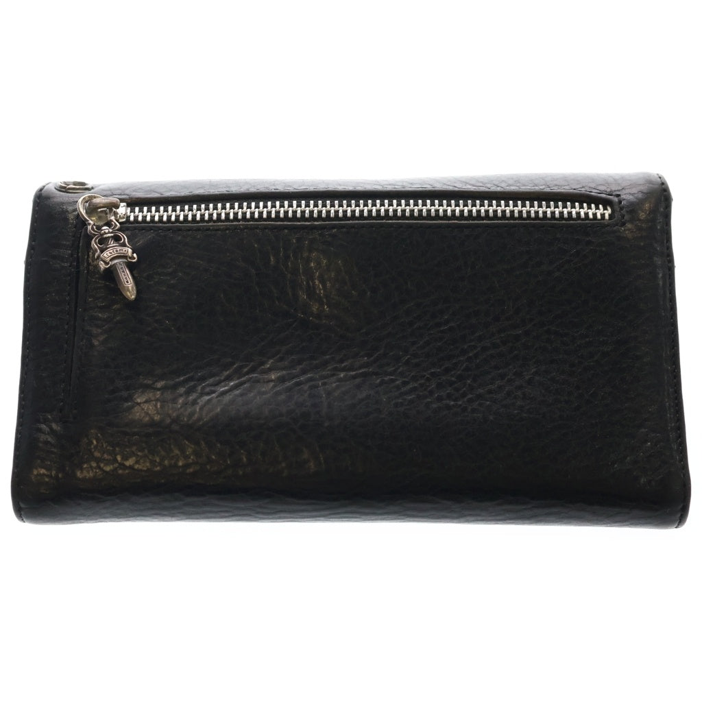 CHROME HEARTS(クロムハーツ) WAVE ウェーブ レザーウォレット 財布 ブラック