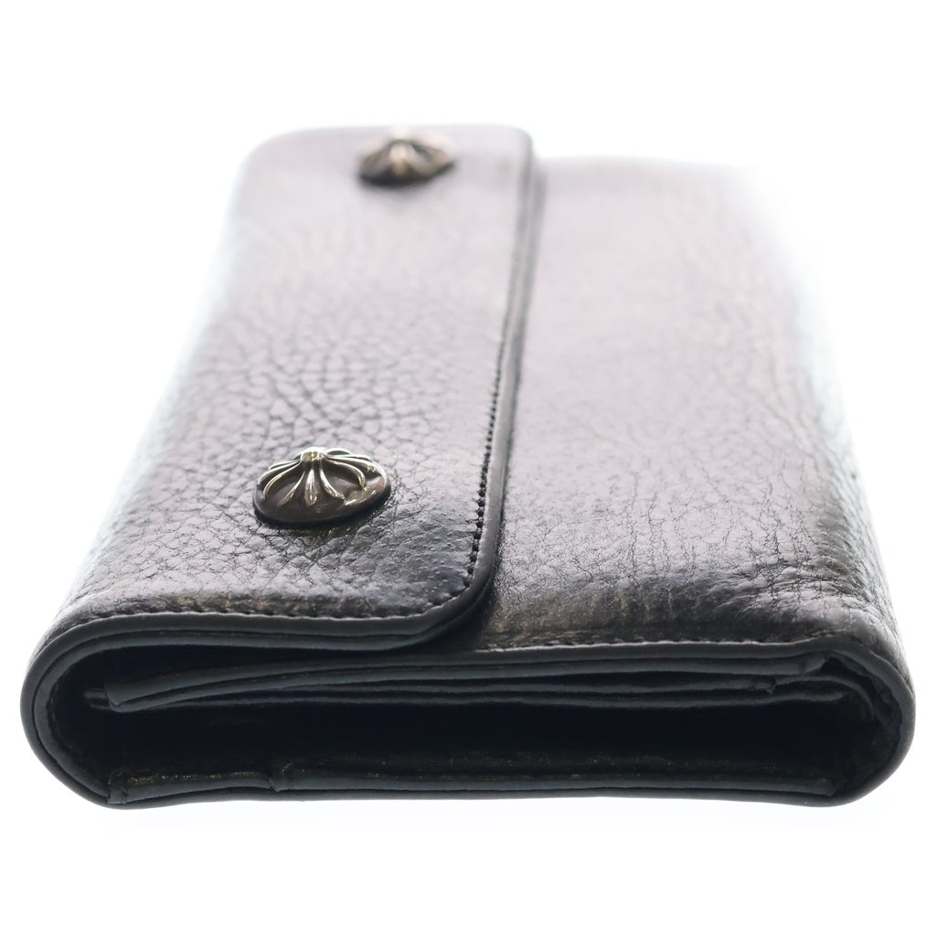 CHROME HEARTS(クロムハーツ) WAVE ウェーブ レザーウォレット 財布 ブラック
