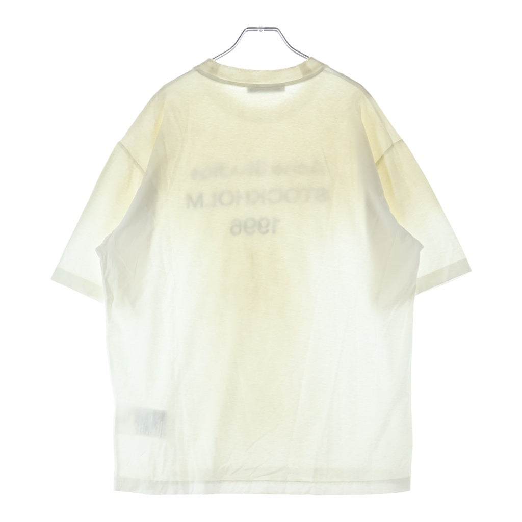 Acne Studios(アクネ ストゥディオズ) 1996 フロントロゴプリント 半袖Tシャツ カットソー ホワイト FN-UX-TSHI000013