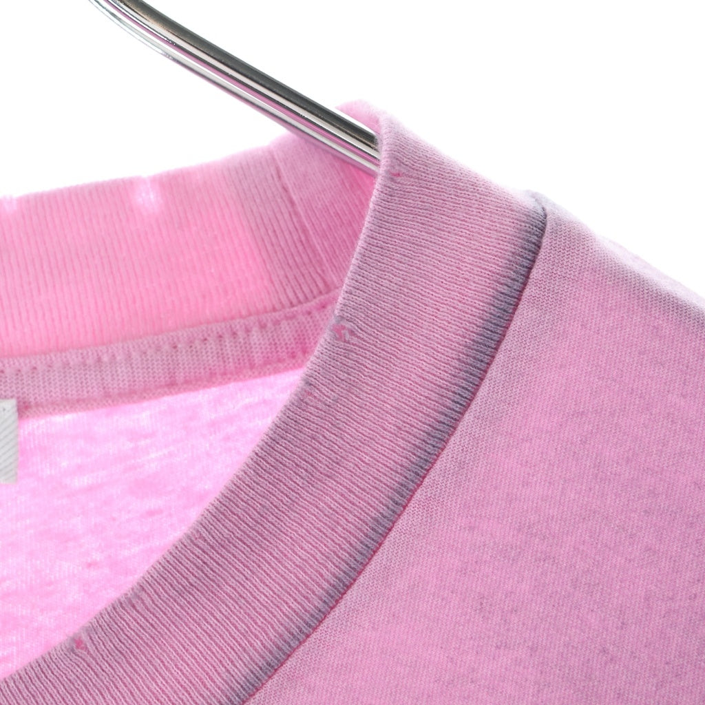 Acne Studios(アクネ ストゥディオズ) 1996 フロントロゴプリント 半袖Tシャツ カットソー ピンク FN-UX-TSHI000013