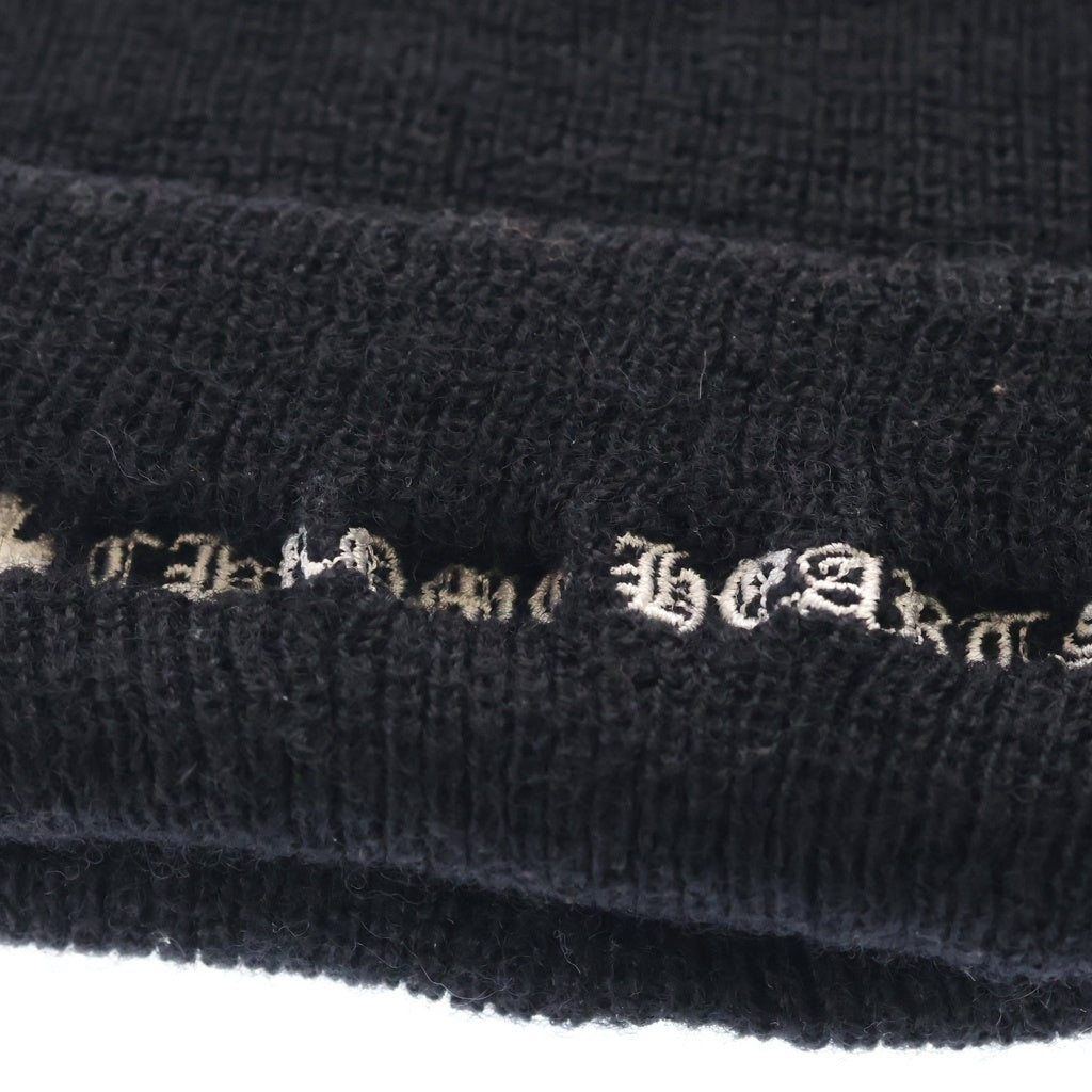 CHROME HEARTS(クロムハーツ) WOOL WATCH CAP CHプラス刺繍ウールビーニー ニットキャップ 帽子 ブラック