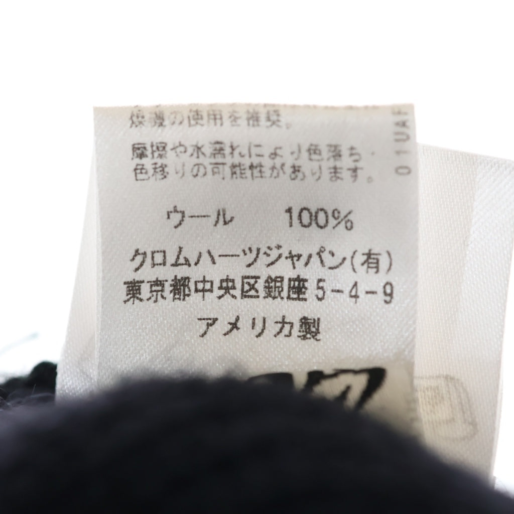 CHROME HEARTS(クロムハーツ) WOOL WATCH CAP CHプラス刺繍ウールビーニー ニットキャップ 帽子 ブラック