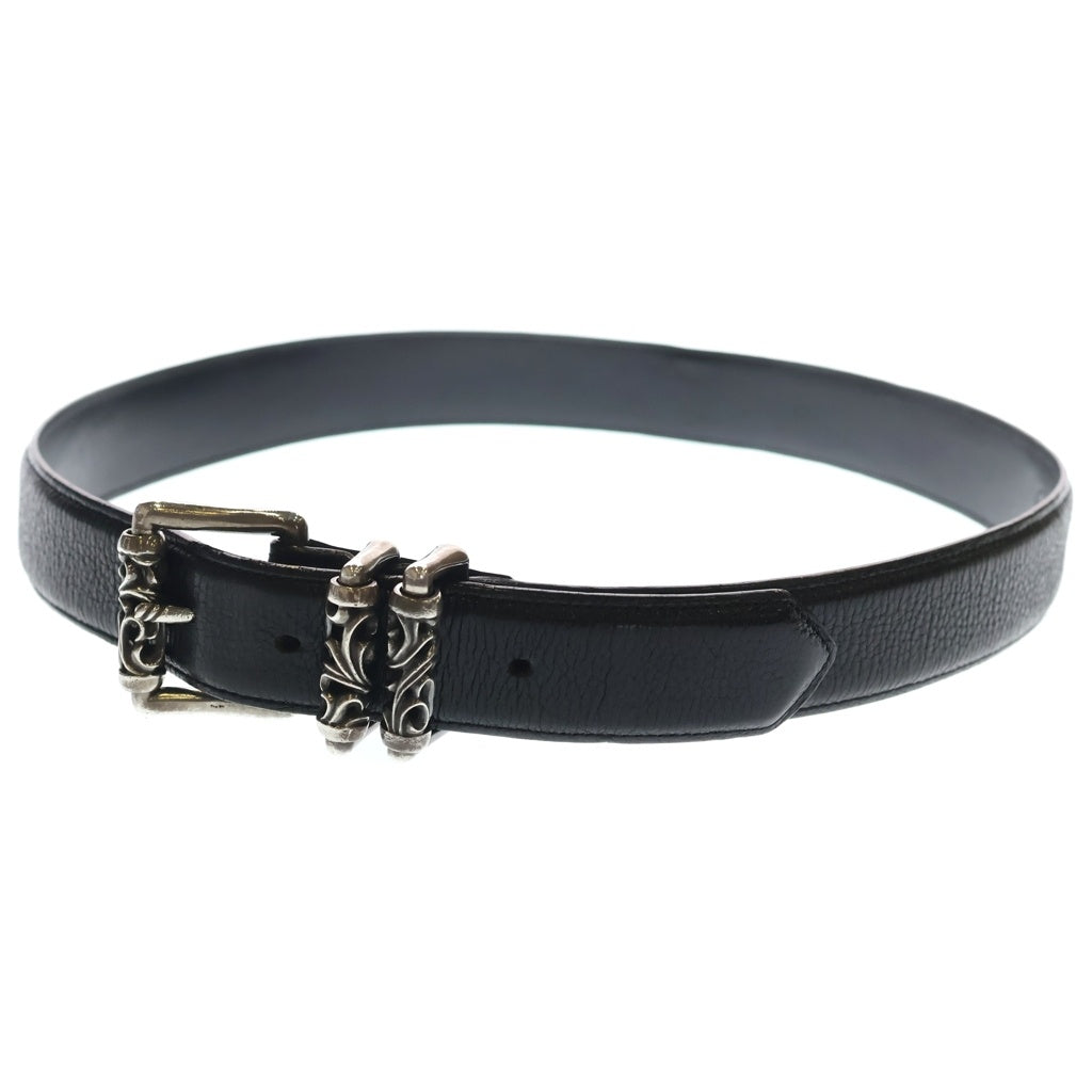 CHROME HEARTS(クロムハーツ) BLT ROLLER 3PC1.5inch 3PCローラーバックル レザーベルト シルバー BCA357
