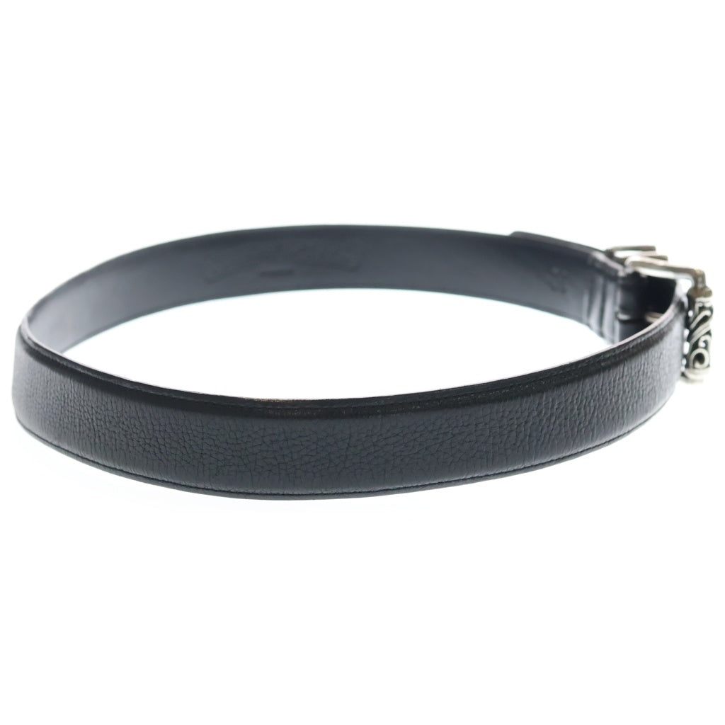 CHROME HEARTS(クロムハーツ) BLT ROLLER 3PC1.5inch 3PCローラーバックル レザーベルト シルバー BCA357