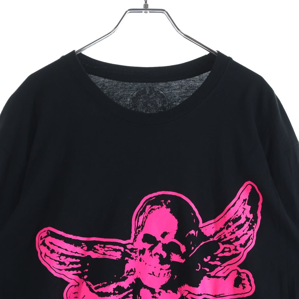 CHROME HEARTS(クロムハーツ) FOTI MISS LERLENE TEE フォティ ミスラーレン プリント長袖Tシャツ カットソー ブラック/ピンク