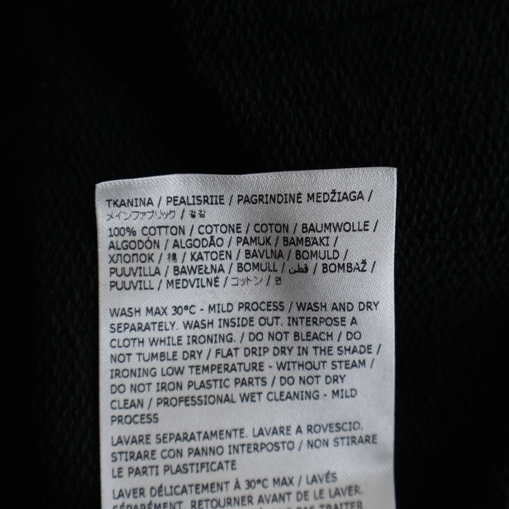Maison Martin Margiela(メゾンマルタンマルジェラ) Numbered Print Pullover Hoodie ナンバリングプリントプルオーバーパーカー フーディー ブラック SH0GU0035