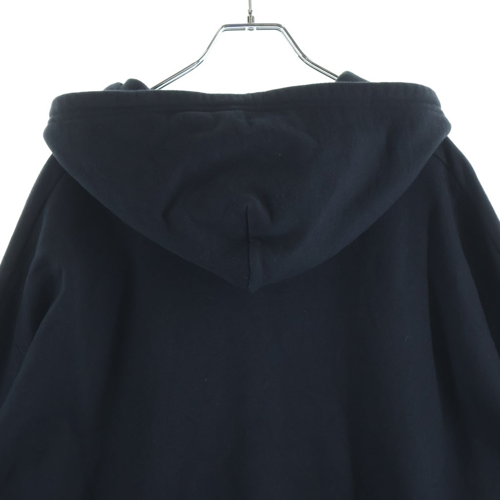 CHROME HEARTS(クロムハーツ) SWTSHRT HD ZIP 袖ロゴ フーディー ジップアップパーカー ブラック