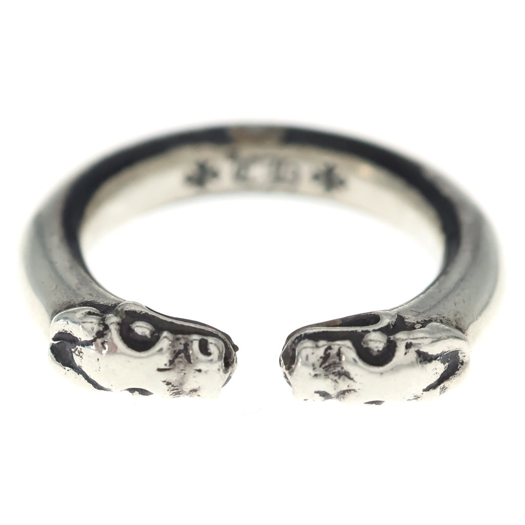 CHROME HEARTS(クロムハーツ) DOUBLE DOG RING ダブルドッグ リング シルバー