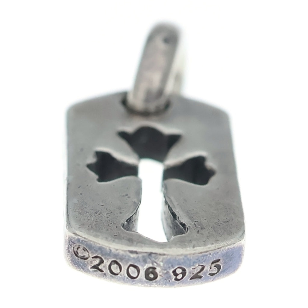 CHROME HEARTS(クロムハーツ) DT TNY CO CRS タイニーカットアウトクロスドッグタグ チャーム ペンダントトップ シルバー BCA252