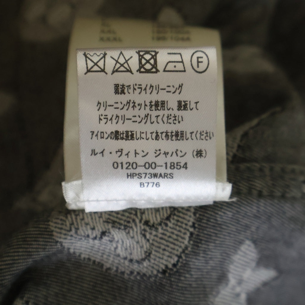 LOUIS VUITTON(ルイヴィトン) 23SS MONOGRAM CHAMBRAY SS SHHIRT RM232 ARS HPS73W モノグラム シャンブレー 半袖シャツ ブラック